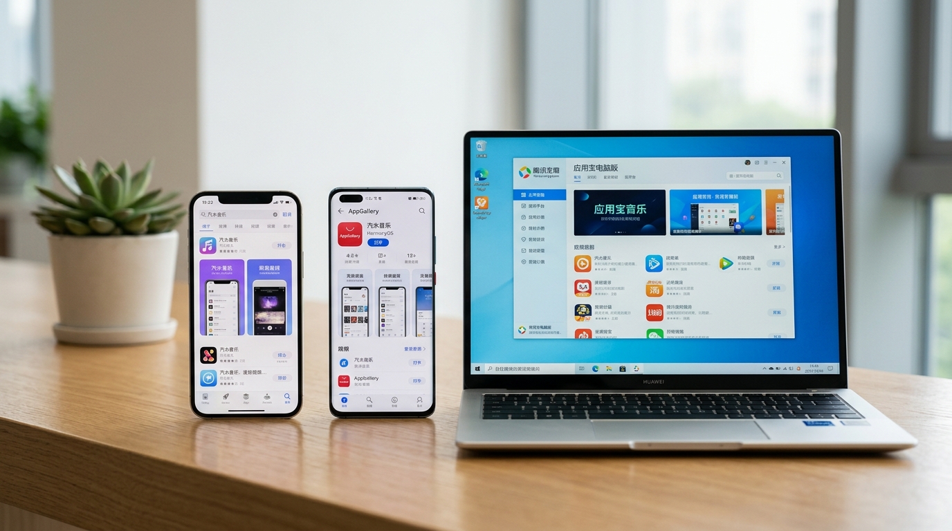 iOS鸿蒙电脑端汽水音乐下载对比