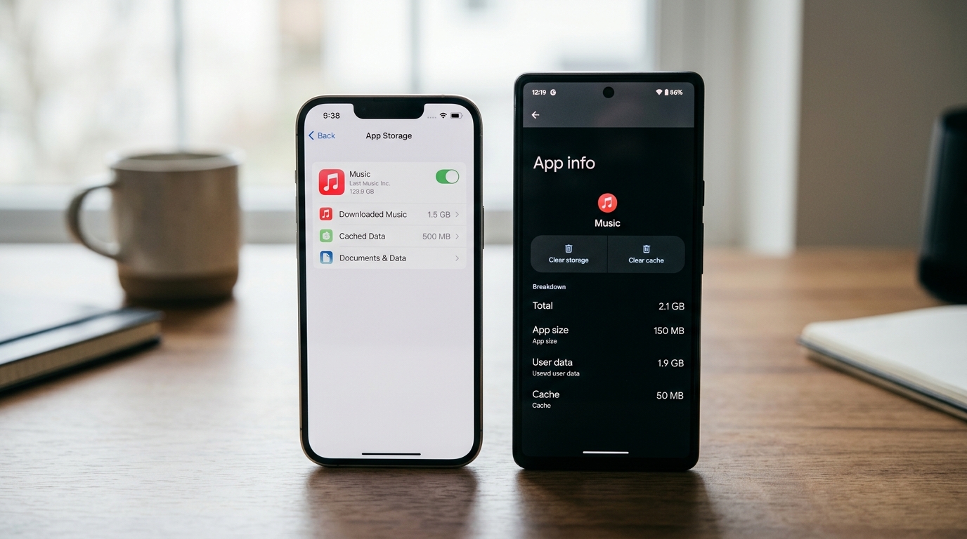 汽水音乐下载在 iOS 与安卓离线功能对比