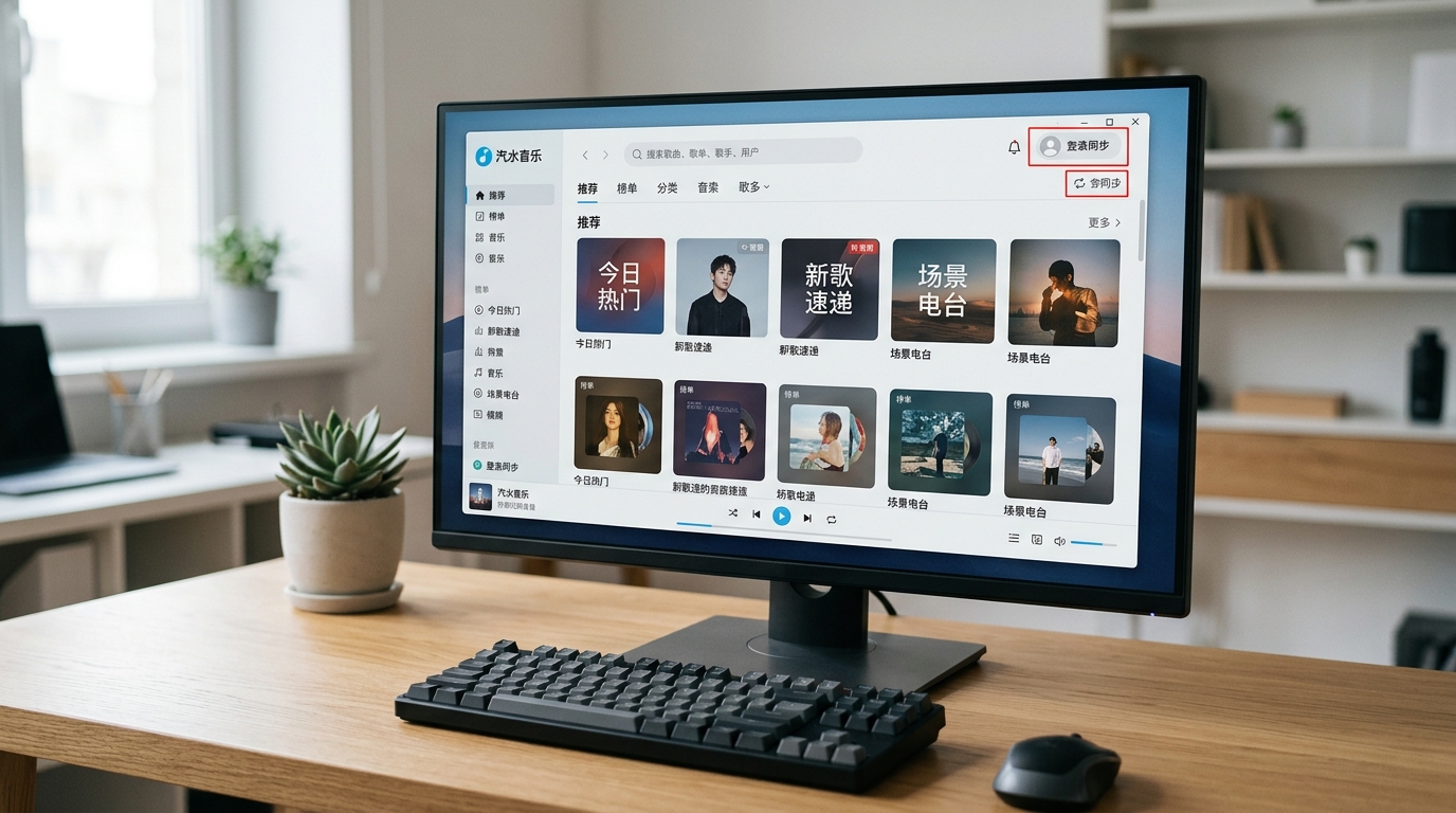 汽水音乐电脑版Windows客户端官方界面