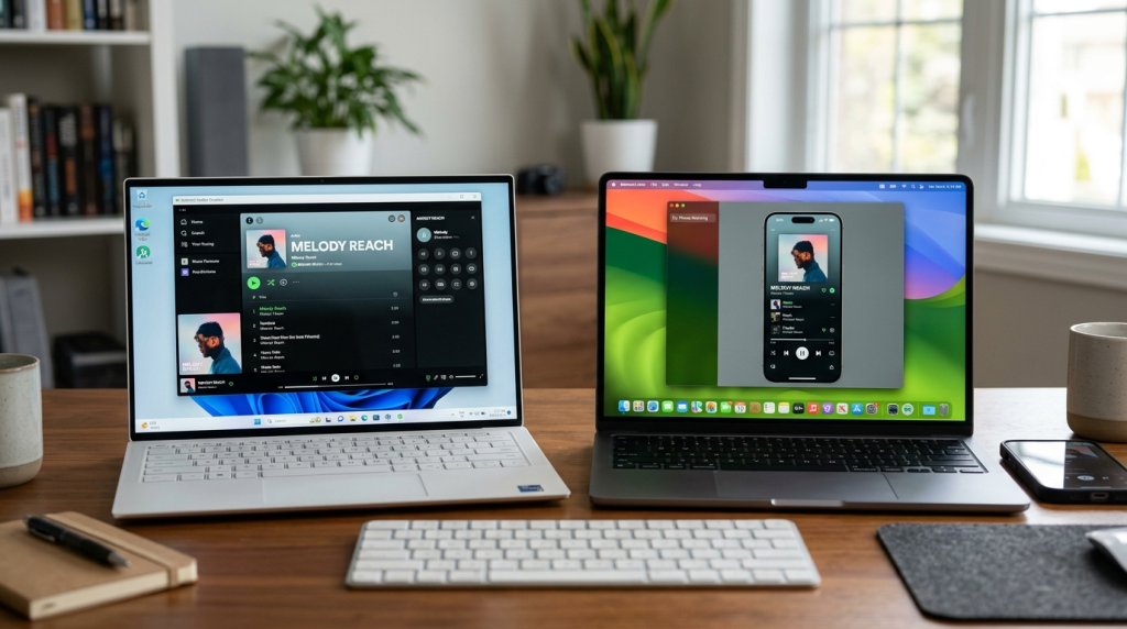 汽水音乐电脑版在Windows和macOS上的使用方式对比