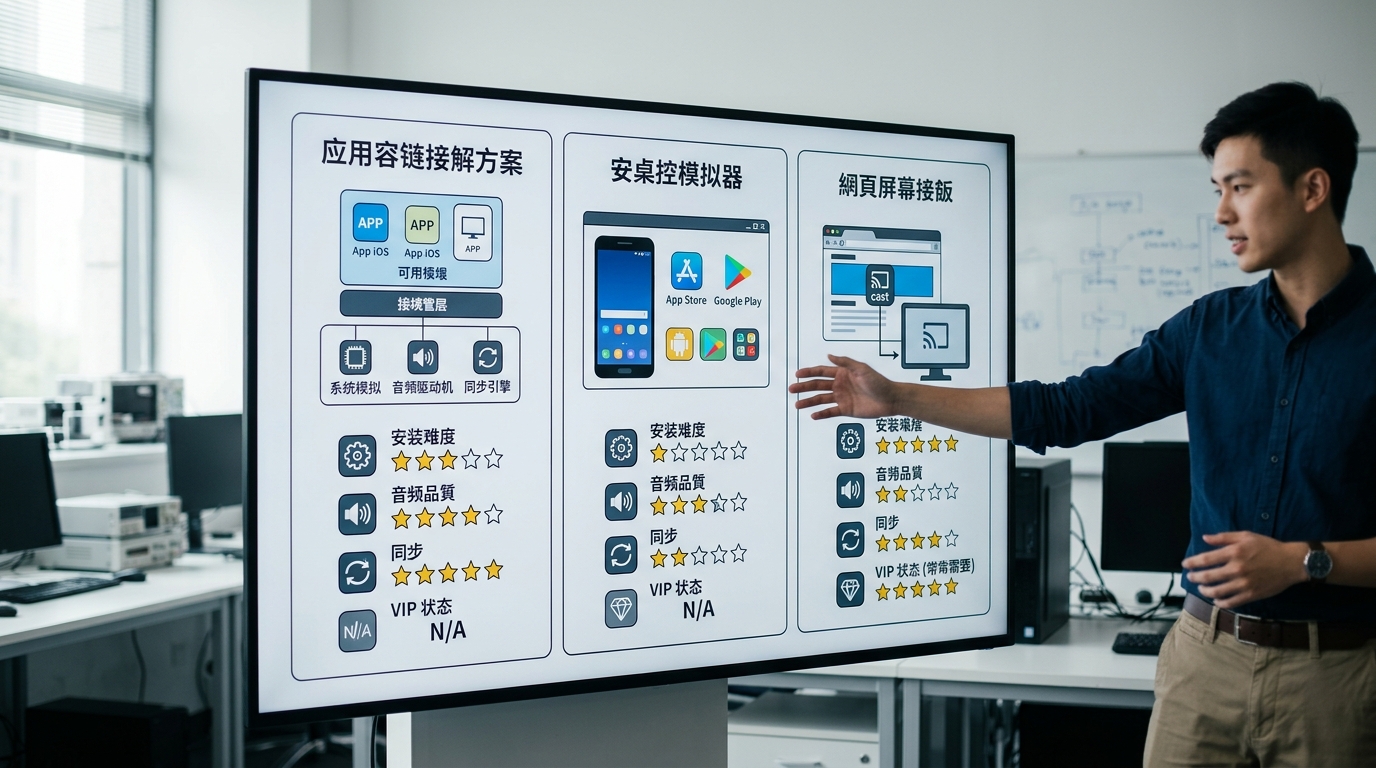 汽水音乐电脑版三种方案对比实测图