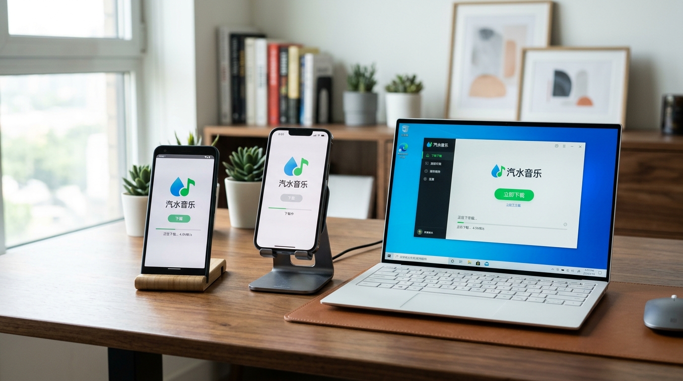 汽水音乐下载安卓iOS PC三端对比