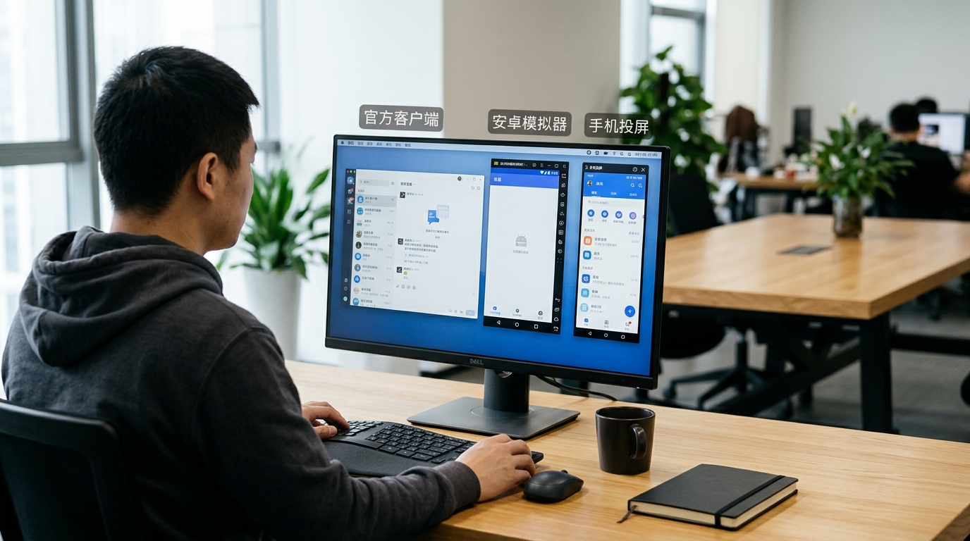 汽水音乐电脑版三种使用方法对比示意图